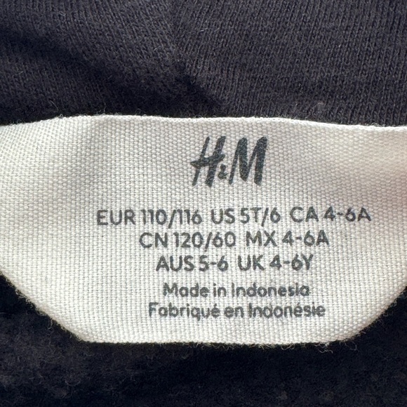 H&M Kids Black Hoodie - Picture 3 of 4